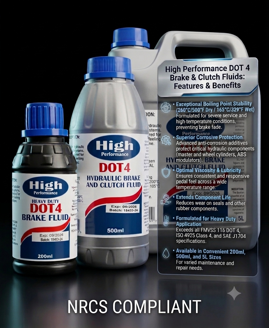 DOT 4 Brake Fluid